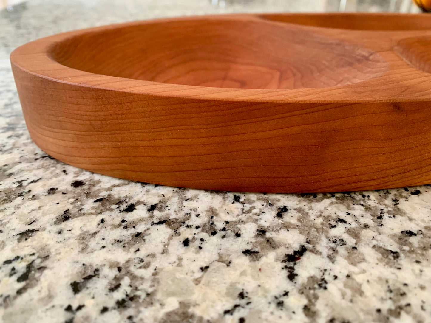 Three section serving tray