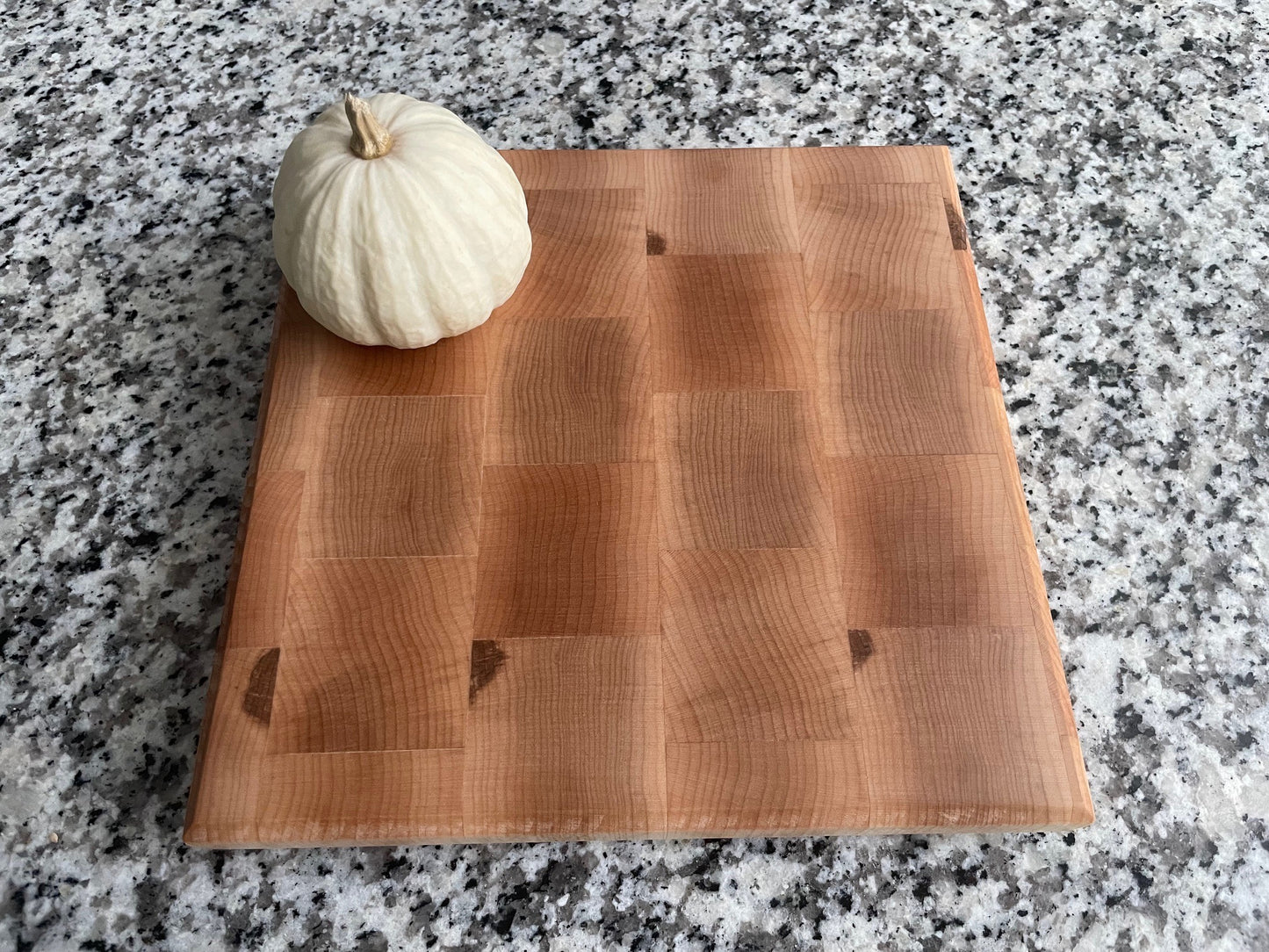 Small maple end-grain cutting board