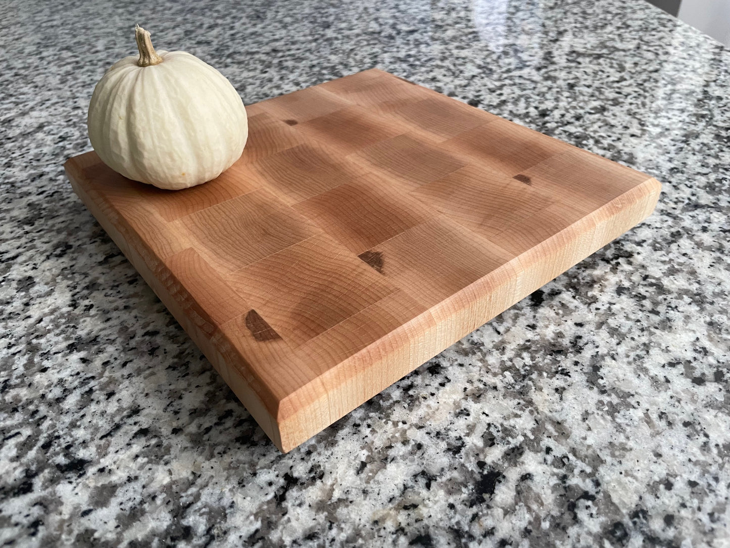 Small maple end-grain cutting board