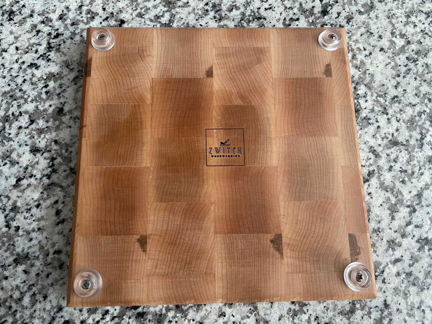 Small maple end-grain cutting board