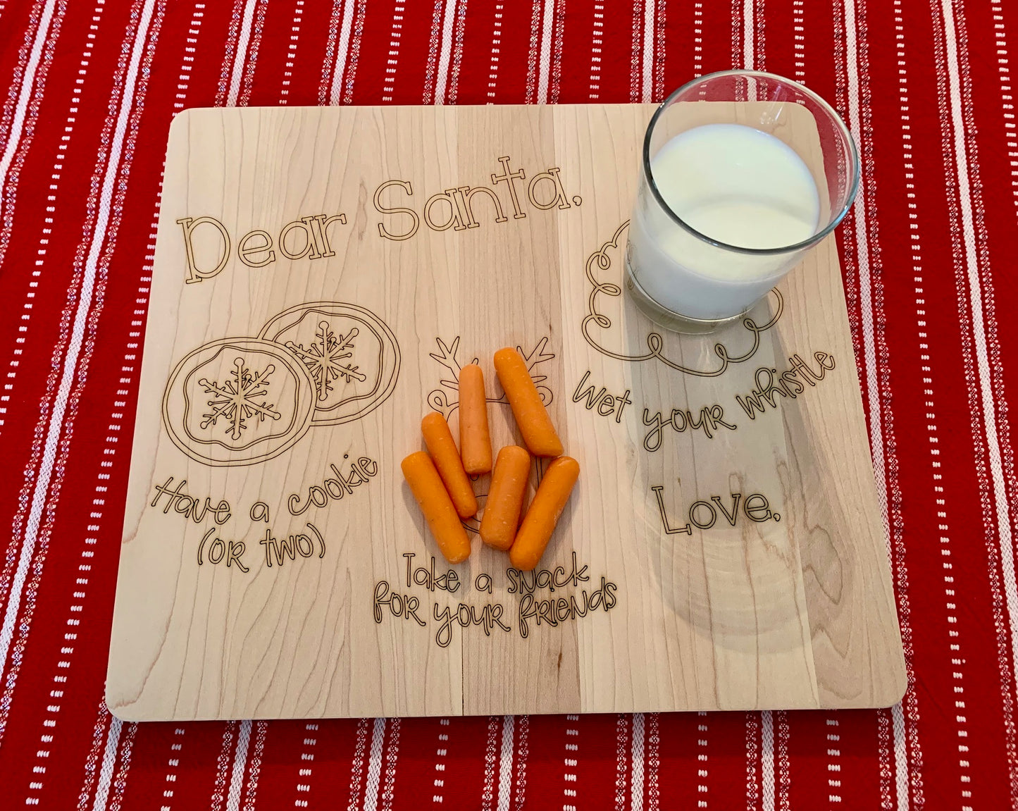 Santa Cookie Tray