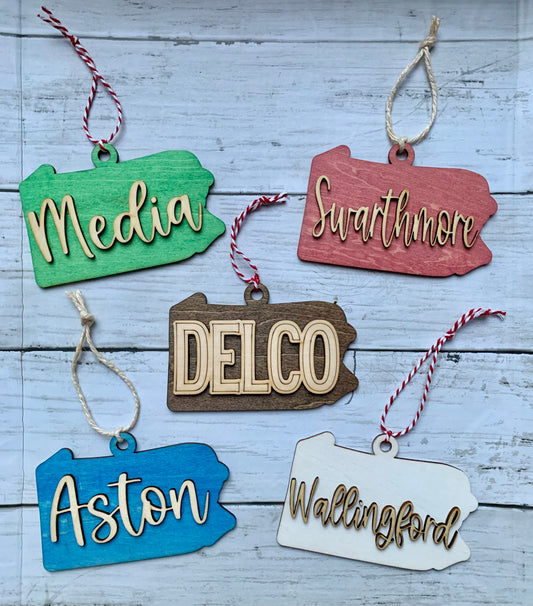 Delco holiday ornaments