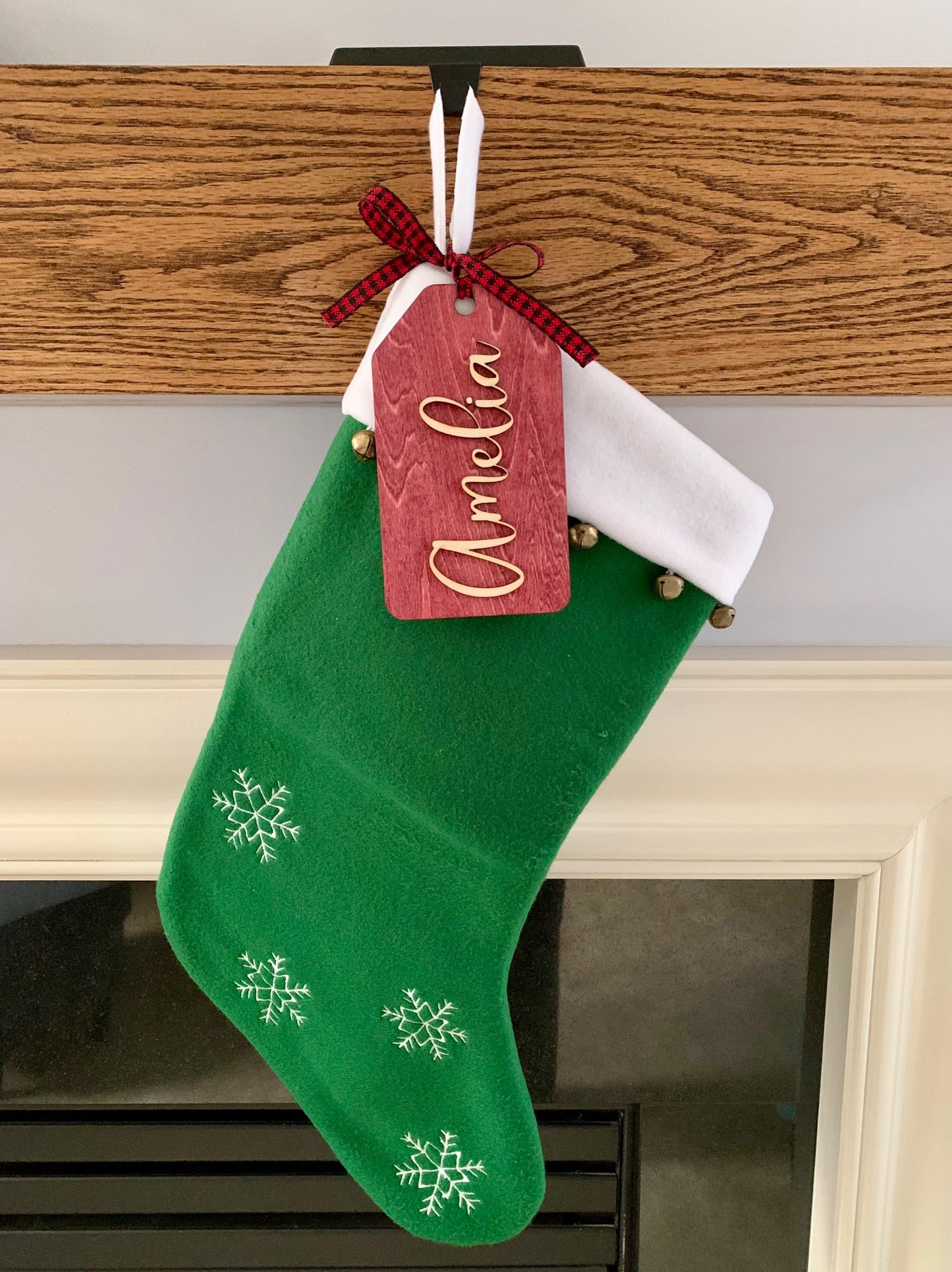 Holiday stocking / gift tag