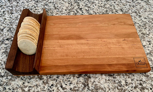 Walnut and Cherry Cracker Tray