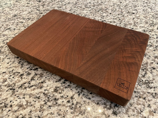 Wild grain walnut cutting board
